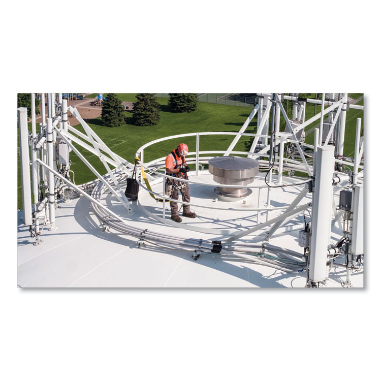 TENACIOUS HOLDINGS, INC. ergodyne® 14945 Arsenal 5945 Extra-Large Swiveling Carabiner Canvas Hoist Bucket, 150 lb, Gray