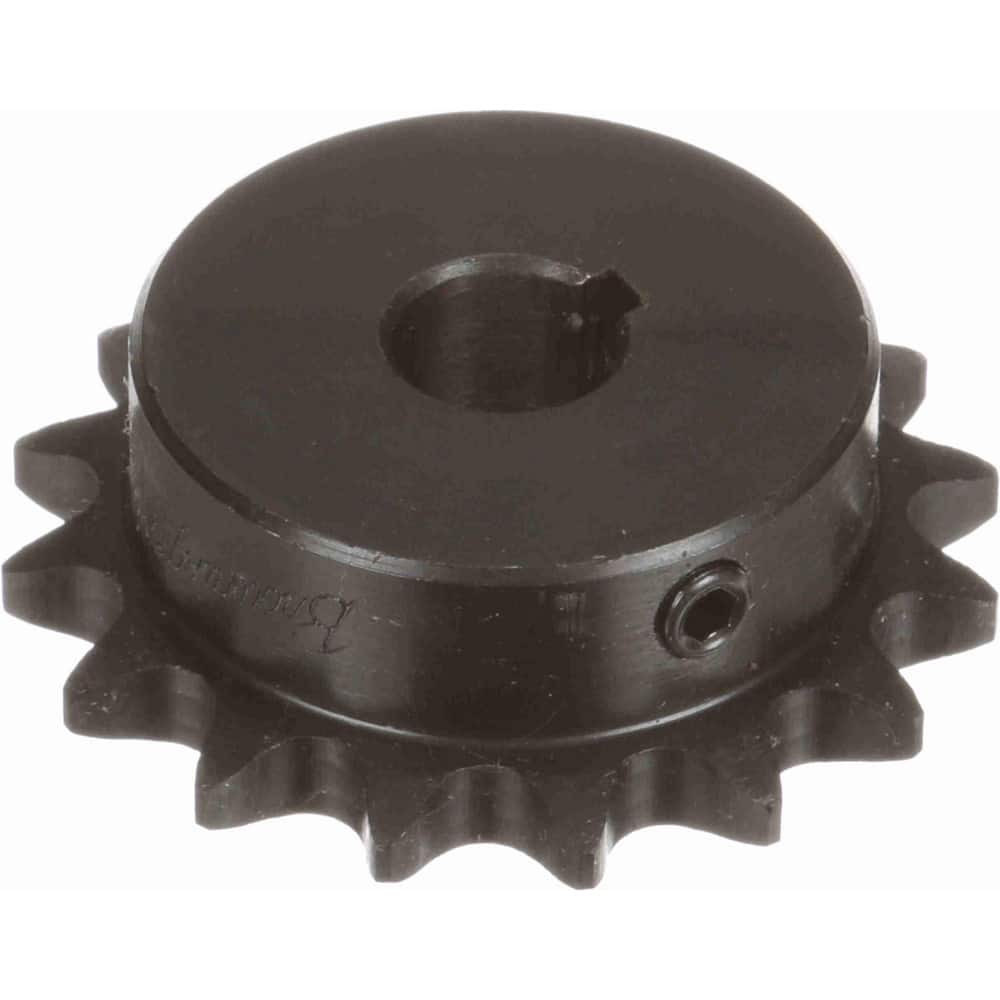 Browning 1128198 Finished Bore Sprocket: 16 Teeth, 1/2" Pitch, 5/8" Bore Dia, 2.078" Hub Dia