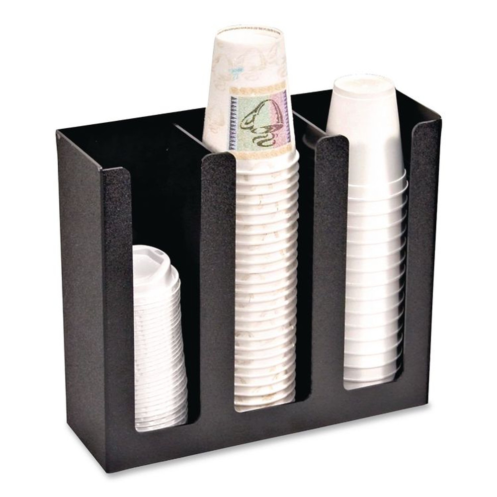 ADVANTUS CORPORATION Vertiflex® Commercial Grade VFPC1000 Cup Holder, For 8 oz to 32 oz Cups, Black