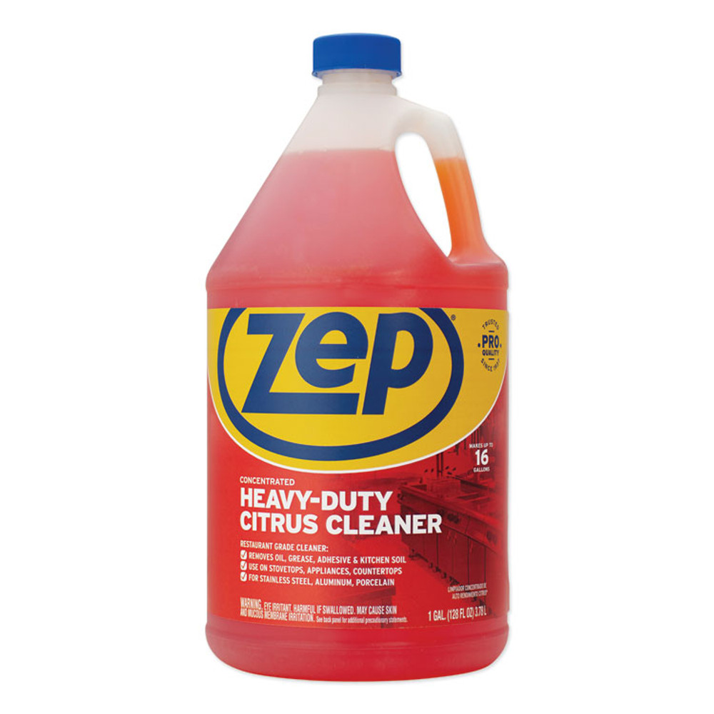 ZEP INC. Commercial® ZUCIT128 Cleaner and Degreaser, Citrus Scent, 1 gal Bottle