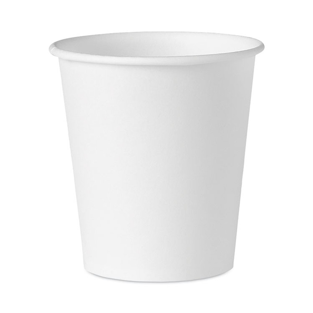 DART SOLO® 44 Paper Water Cups, 3 oz, White, 100/Pack