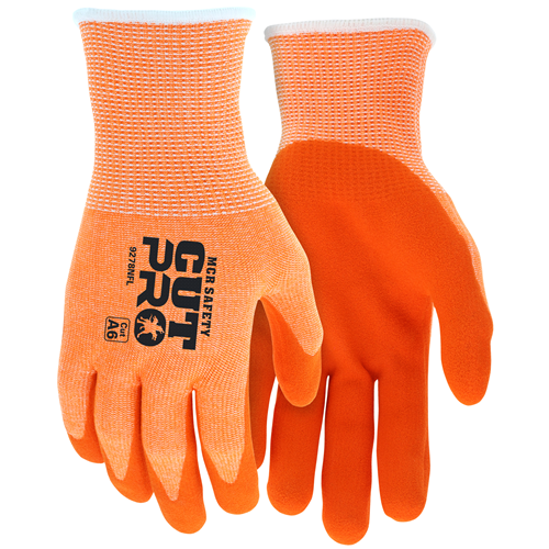 MCR Safety 92730HVXXL Cut Pro, 13ga HV HPPE Orange SNF