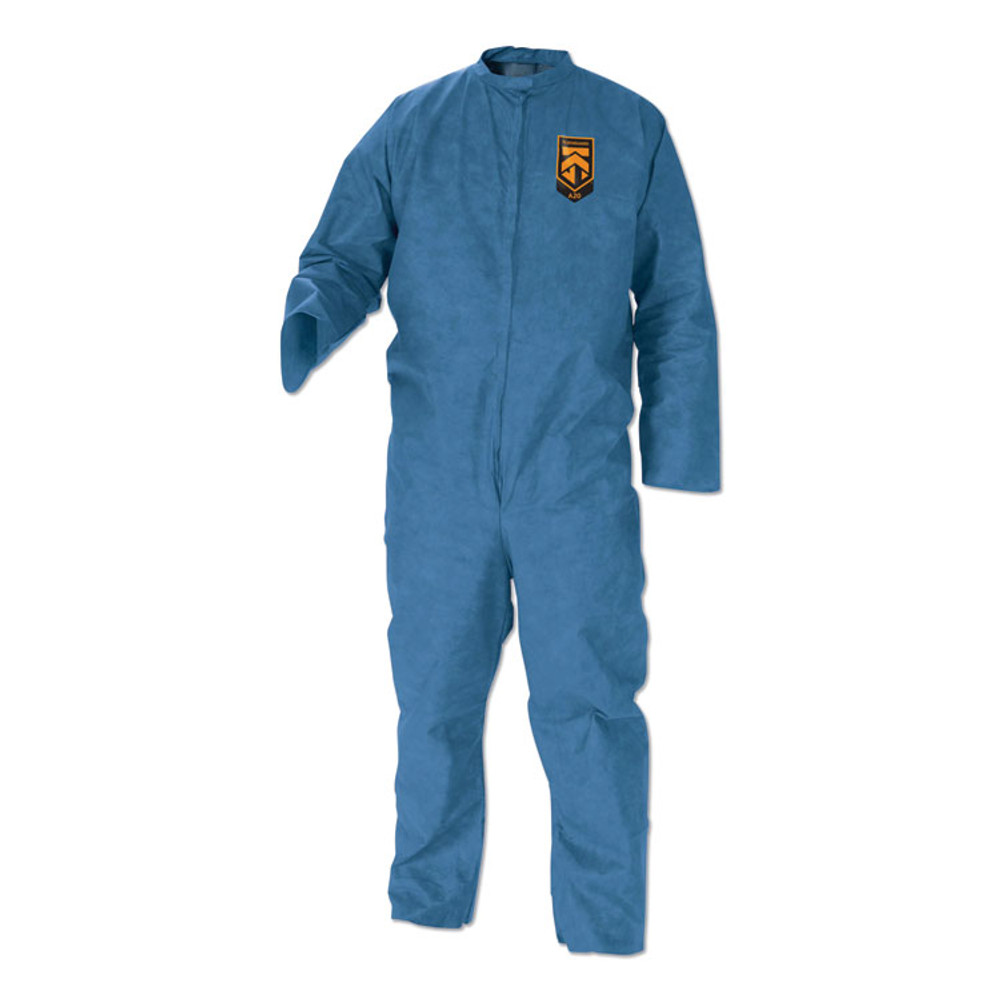 SMITH AND WESSON KleenGuard™ 58535 A20 Breathable Particle-Pro Coveralls, Zip, 2X-Large, Blue, 24/Carton