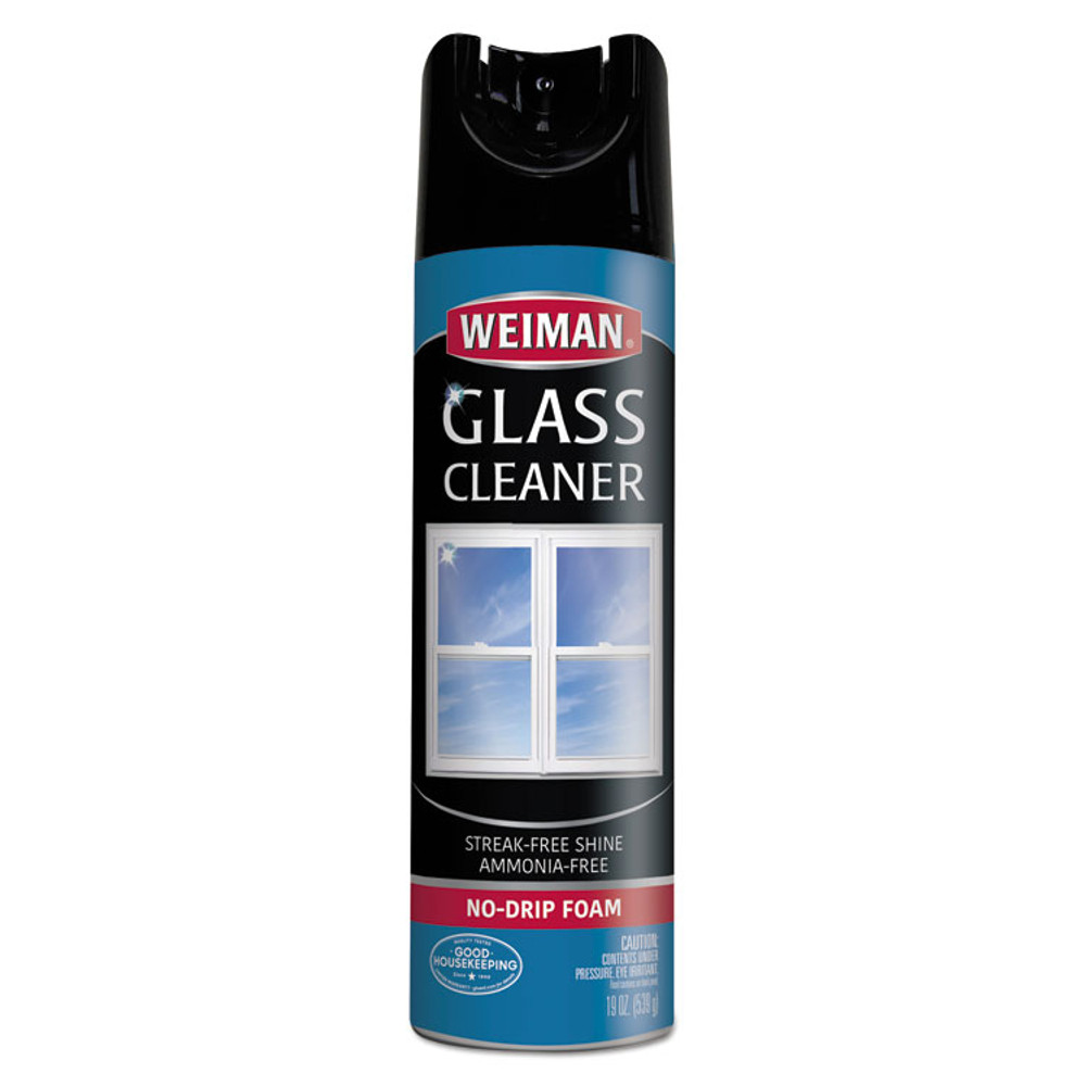 WEIMAN 10 Foaming Glass Cleaner, 19 oz Aerosol Spray Can