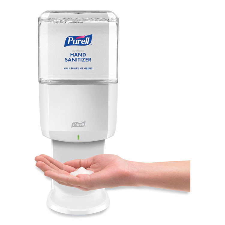 GO-JO INDUSTRIES PURELL® 642001 ES6 Touch Free Hand Sanitizer Dispenser, 1,200 mL, 5.25 x 8.56 x 12.13, White