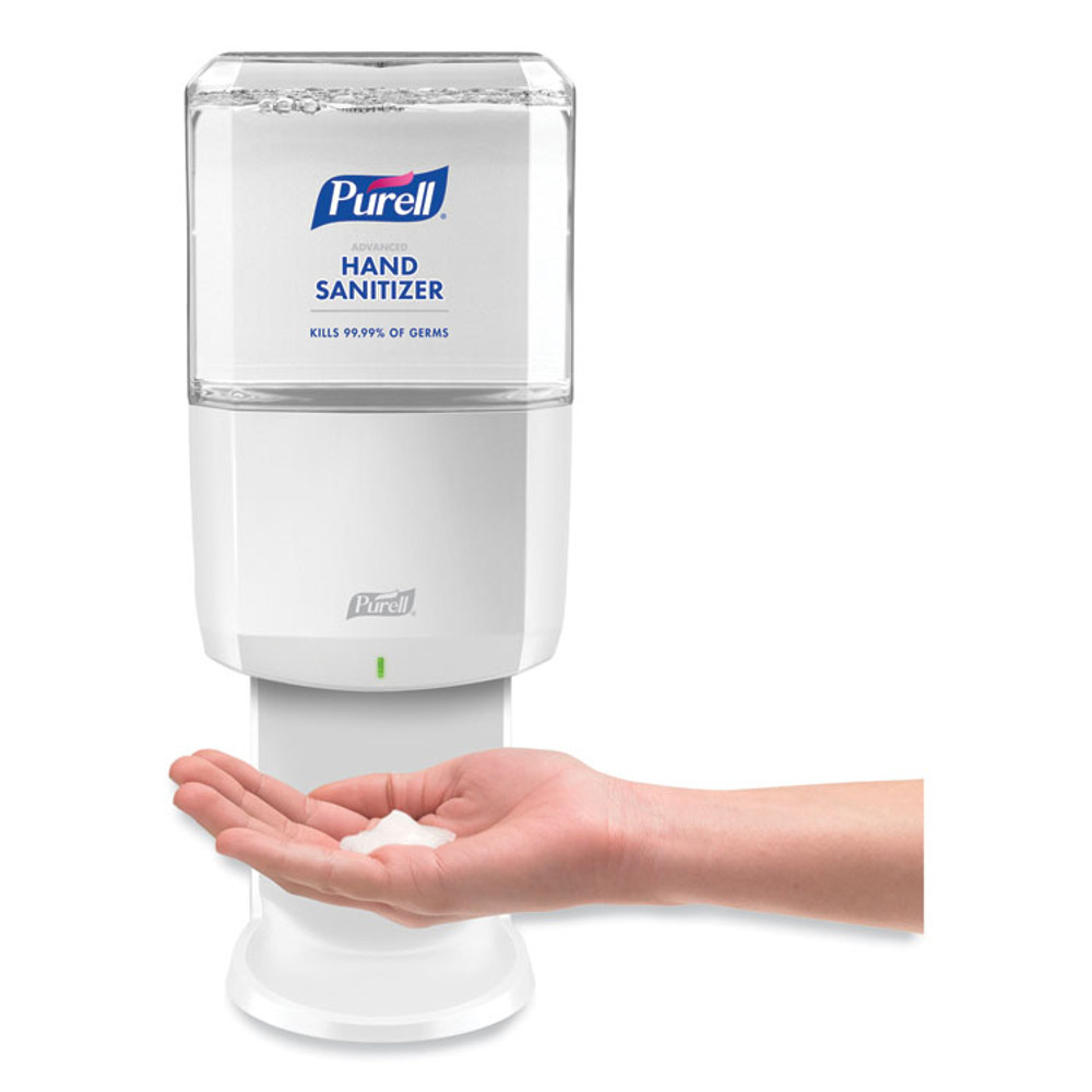 GO-JO INDUSTRIES PURELL® 642001 ES6 Touch Free Hand Sanitizer Dispenser, 1,200 mL, 5.25 x 8.56 x 12.13, White