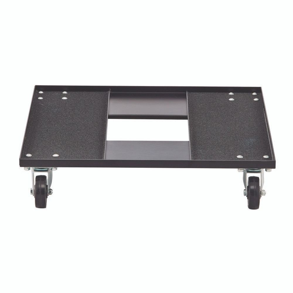 SAFCO PRODUCTS 4188 Stacking Chair Cart, Metal, 23.13" x 23.13" x 4.5", Black