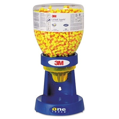 3M™ E-A-Rsoft SuperFit Earplugs, Polyurethane, Red/Yellow, Uncorded