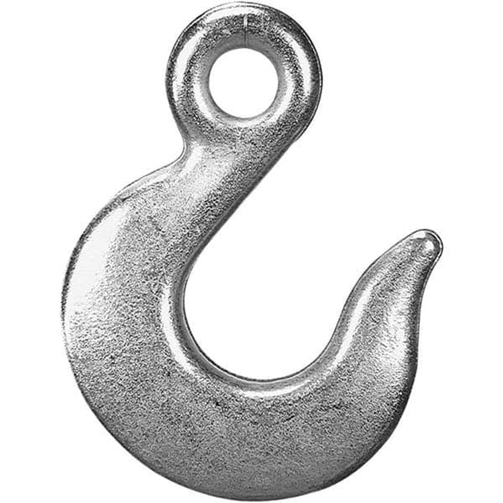Campbell T9101524 Eye Hooks; Chain Diameter: .312in ; Chain Grade: 43 ; Work Load Limit: 3900 ; Material: Forged Steel ; Reach (Inch): 2.61in ; Hook Throat: .73in