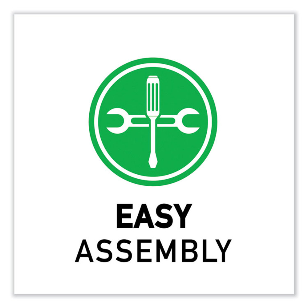 CORRELL, INC. 2460DE80954P Markerboard Activity Tables, Rectangular, 60" x 24" x 19" to 29", White Top, Black Legs, 4/Pallet