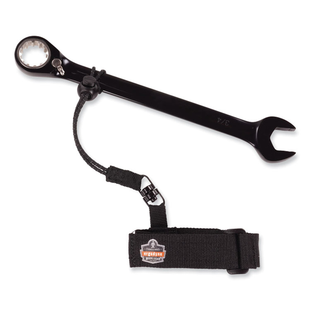 TENACIOUS HOLDINGS, INC. ergodyne® 19042 Squids 3115 Adjustable-Wrist Tool Lanyard with Loop Tether, 5" to 7" Wrist, 2 lb Max Working Capacity, 7.5" Long