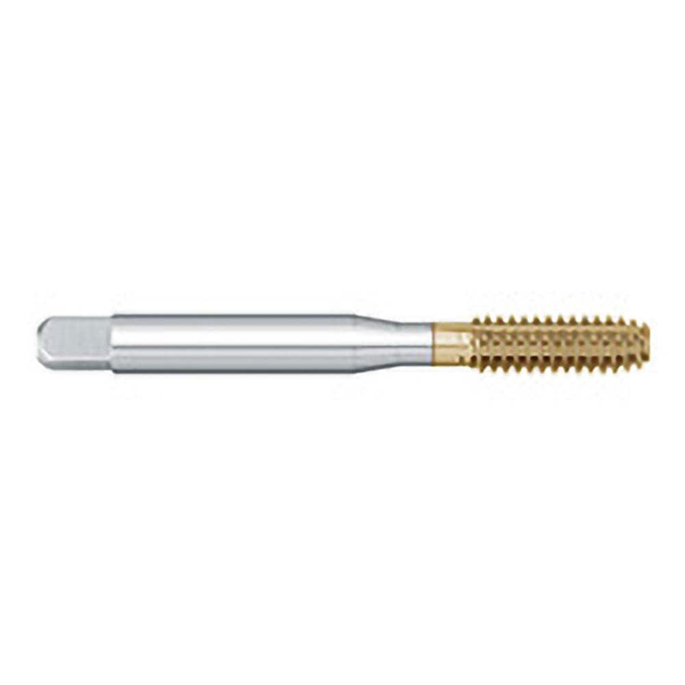 Titan USA TT92808 Thread Forming Tap: #2-56 UNC, 2B/3B Class of Fit, Bottoming, High Speed Steel, TiN Coated
