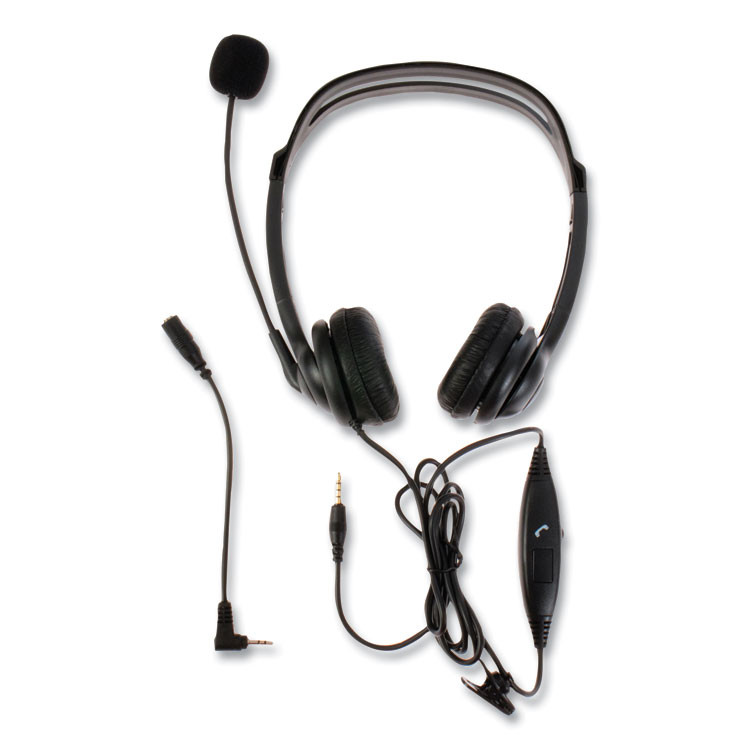 SPRACHT ZUM350B ZuM ZuM350B Binaural Over The Head Headset, Black