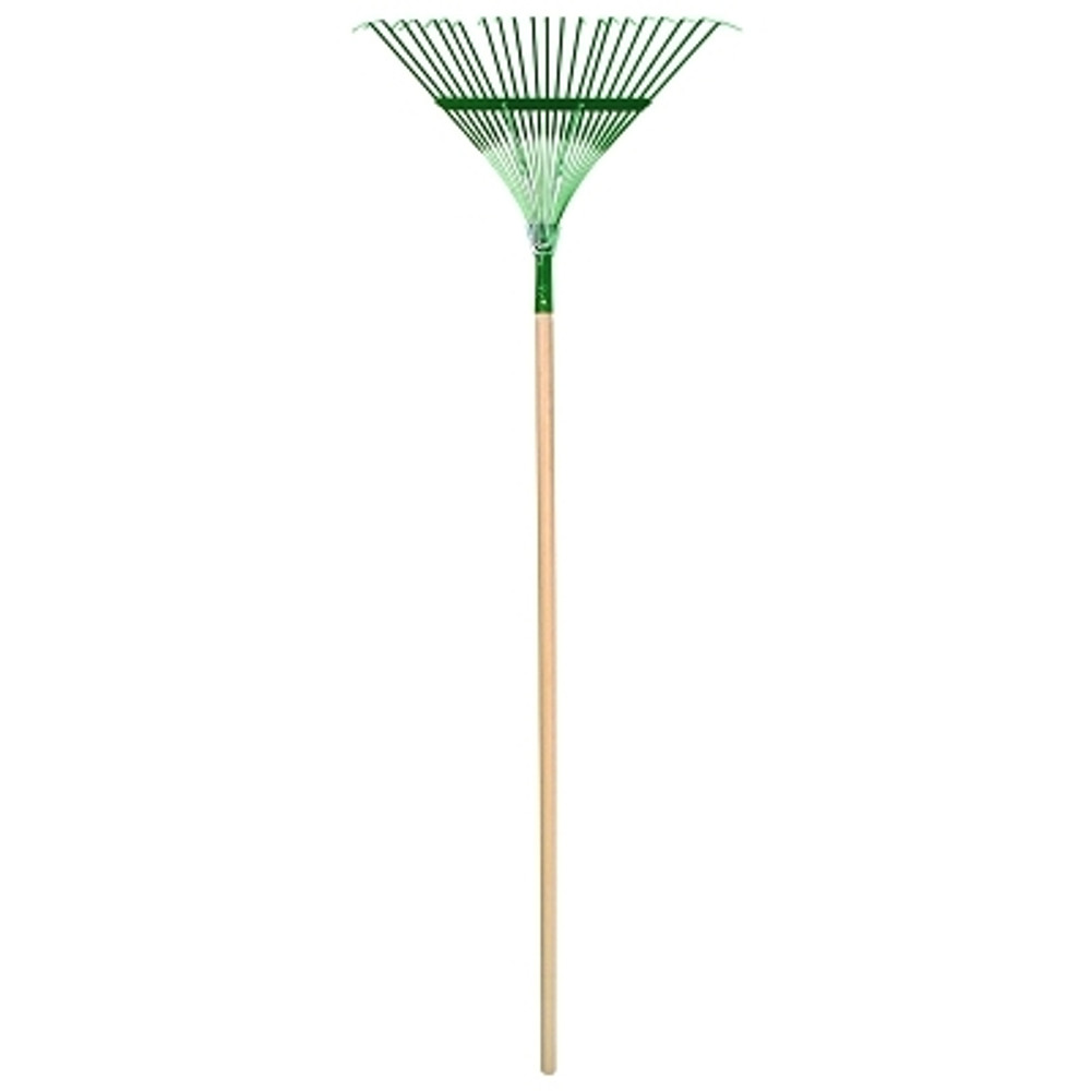 The AMES Companies, Inc. UnionTools® 64430 Leaf Rake, 22 in Steel Blade, 48 in Hardwood Handle