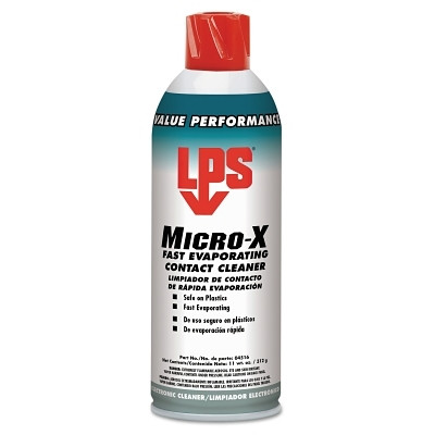 ITW Pro Brands LPS® Micro-X Fast Evaporating Contact Cleaner, 11 oz,  Aerosol Can, Solvent Scent