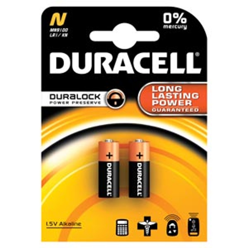 Duracell  MN9100B2PK Battery, Alkaline, Size N, 1.5V, 2pk, 6 pk/bx (UPC# 66200) (4133366200) (Products are not for Private Household Markets; Products cannot be sold on Amazon.com or any other 3rd party site)