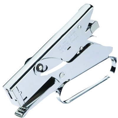Arrow Fastener Plier-Type Stapler, 150 Cartridge Capacity, Durable Chrome Finish