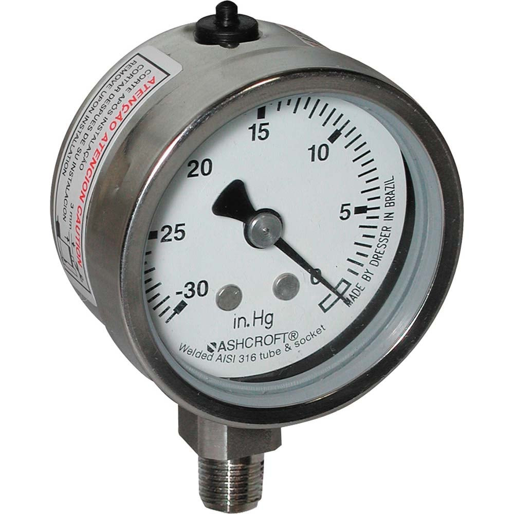 Welch 726023 Analog Vacuum Gauge: Use with Welch-lmvac Vacuum Systems