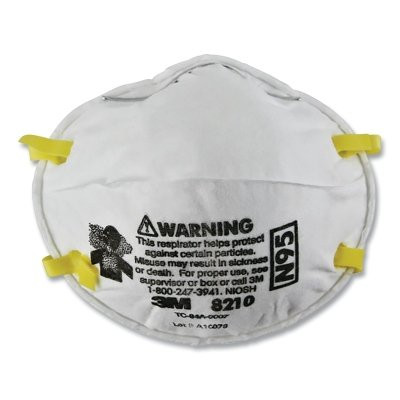 3M™ N95 Particulate Respirator, Half Facepiece, Filter, One Size