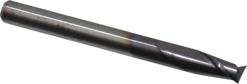 M.A. Ford. 16418750A Square End Mill: 3/16'' Dia, 3/8'' LOC, 3/16'' Shank Dia, 2'' OAL, 2 Flutes, Solid Carbide