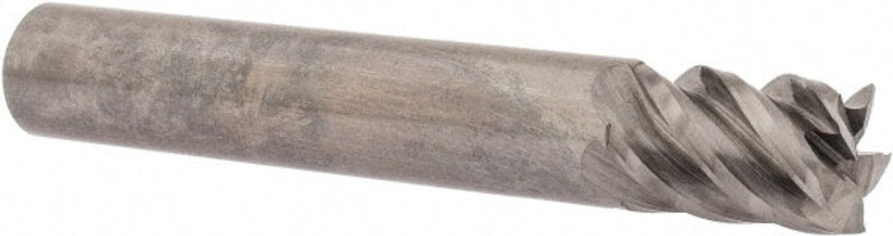 Accupro 545S3125 Square End Mill: 5/16'' Dia, 7/16'' LOC, 5/16'' Shank Dia, 2'' OAL, 5 Flutes, Solid Carbide