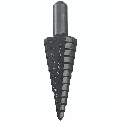 Stanley® Products Lenox® Vari-Bit® Step Drill Bit, #8, 3/16 in to 7/8 in Cutting Diameter, 12 Steps