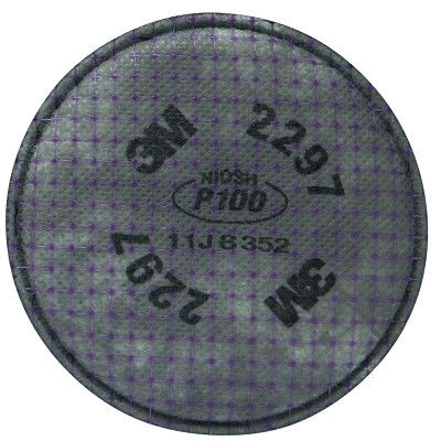 3M™ Advanced Particulate Filter, P100, Oil/ Non-Oil Based Particulates/Organic Vapors, Magenta