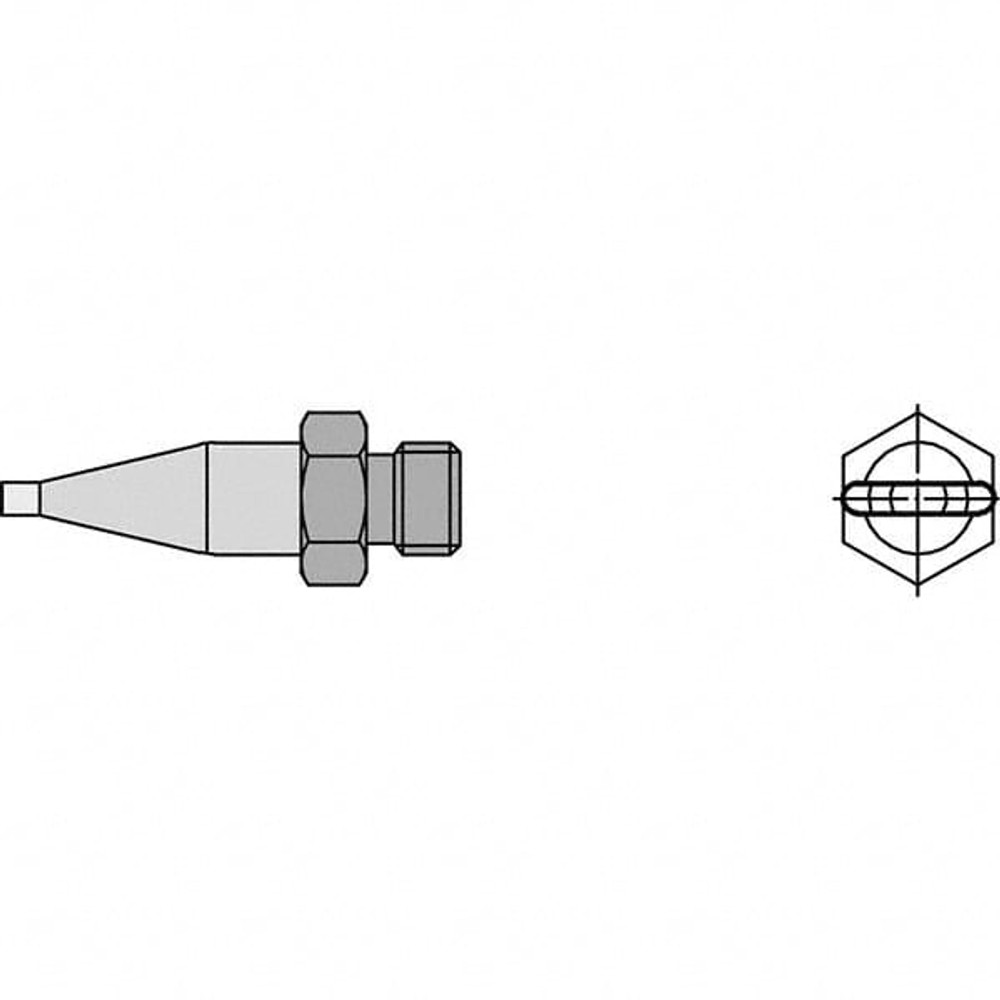 Weller T0058727774N Soldering Iron Flat Nozzle Tip: