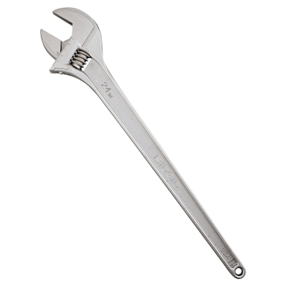 Ridge Tool Company Ridgid® Adjustable Wrenches, 24 in Long, 2 7/16 in Opening, Cobalt Plated