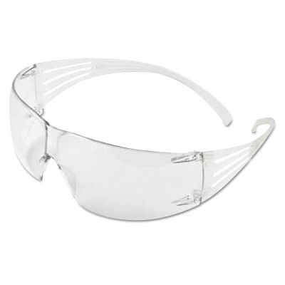 3M™ SecureFit™ 200 Series Safety Glasses, Frameless/Wrap-Around, Clear, Anti-Fog Plus/Anti-Scratch