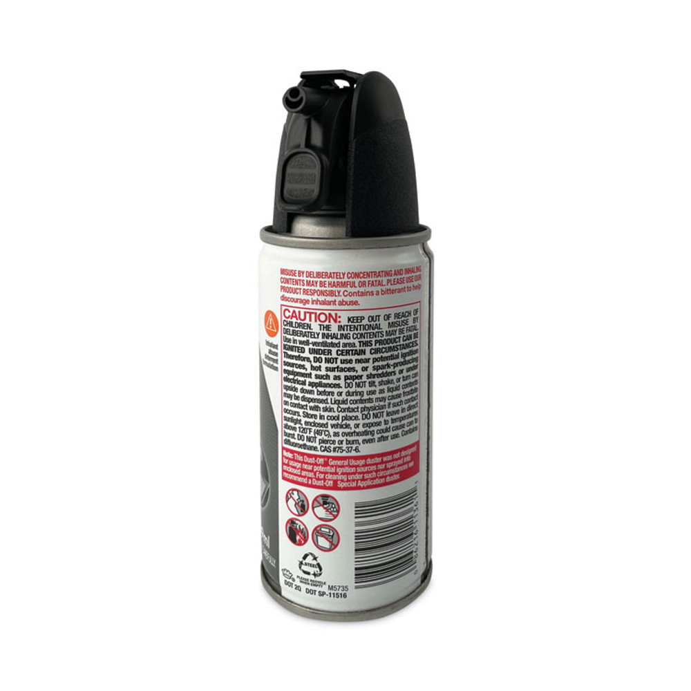 FALCON SAFETY Dust-Off® DPSJC Disposable Compressed Air Duster, 3.5 oz Can