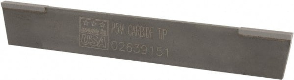 MSC P5M-MG Cutoff Blade: Parallel, 3/16" Wide, 7/8" High, 6" Long