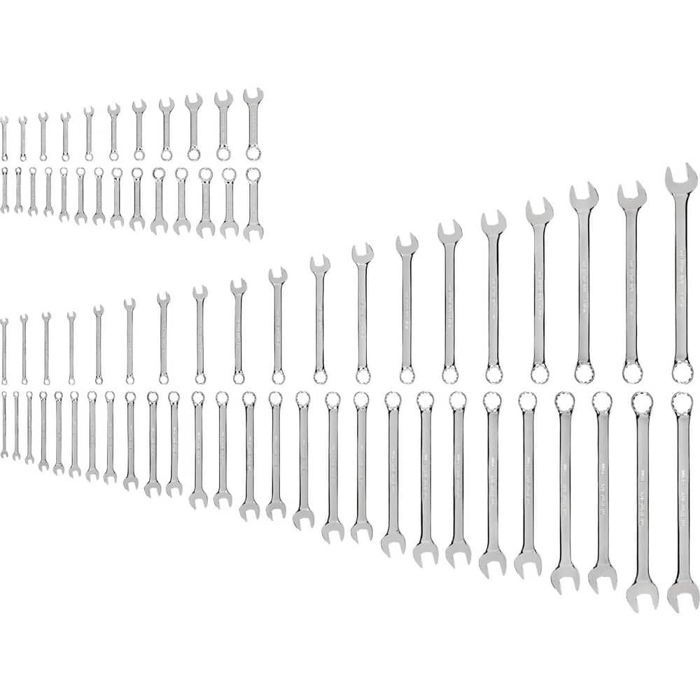 Tekton WCB90904 Wrench Sets; System Of Measurement: Inch & Metric ; Size Range: 1/4 - 1-1/4 in; 6 - 32 mm ; Container Type: None ; Wrench Size: Set ; Material: Steel ; Non-sparking: No