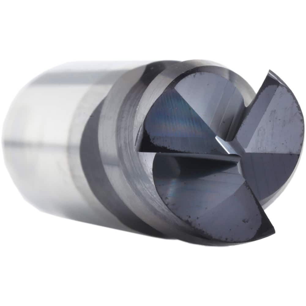 Supermill SM3F250LR Corner Radius End Mill: 1/4" Dia, 1-1/8" LOC, 0.015" Radius, 3 Flutes, Solid Carbide