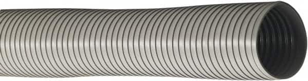 Flexaust 7907-400025 Vacuum Duct Hose: Polyvinylchloride, 4" ID, 6.617 Hg Vac Rating, 2.5 psi