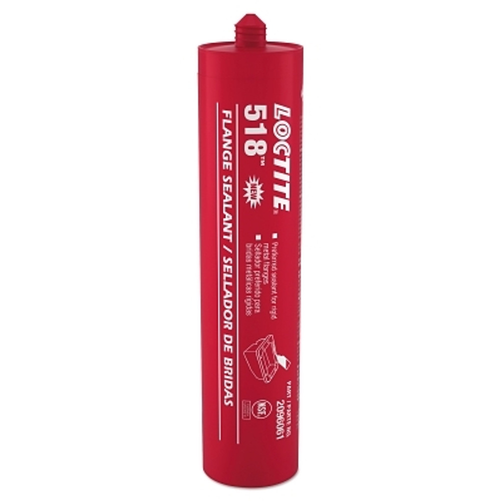 Henkel Corporation Loctite® 518™ Gasket Eliminator Flange Sealant, 300 mL Tube, Red