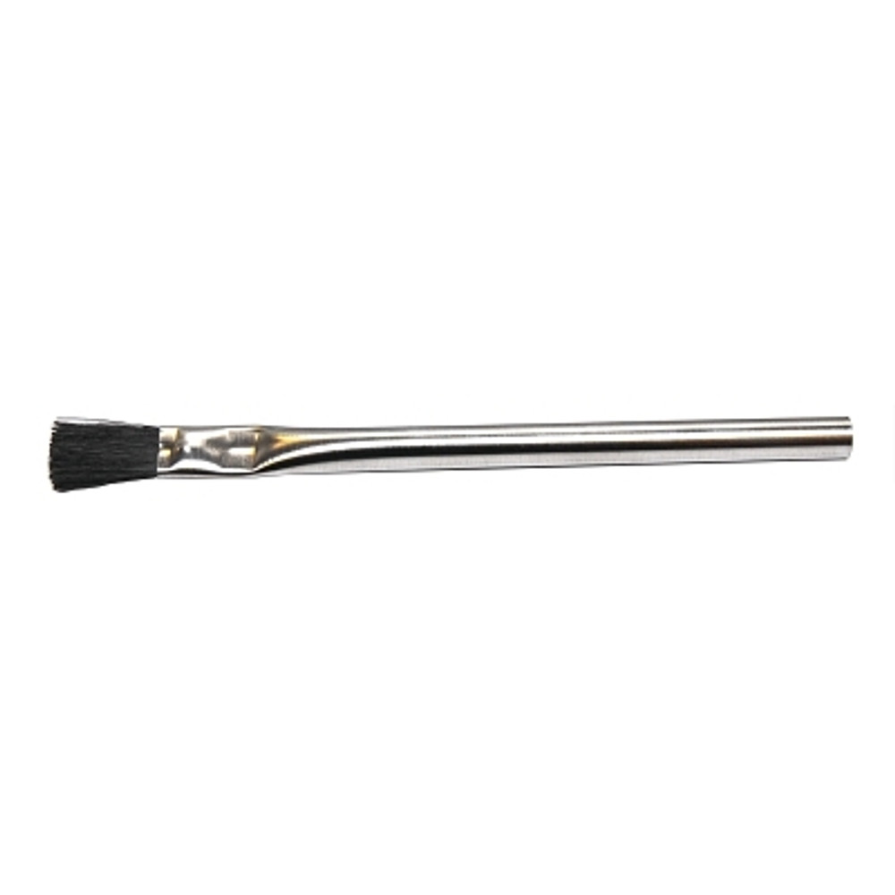 ORS Nasco Anchor Brand 97392 Acid Brush, 3/8 in W, 3/4 in Trim, Black Horsehair Bristle, Tin Ferrule Handle