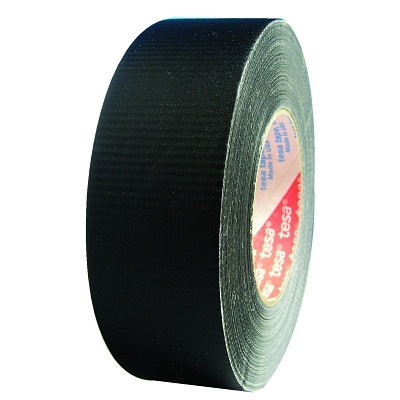 Tesa® Tapes Utility Grade Duct Tapes, Black, 2 in x 60 yd x 7.5 mil