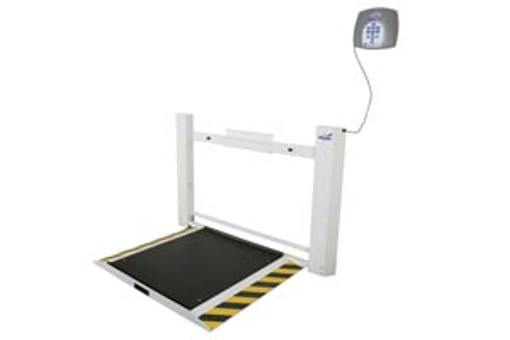 Pelstar LLC/Health o meter Professional Scales  2900KL-AM-BT Wheelchair Scale, Wall-Mounted, Fold-Up, Antimicrobial, LB/KG Lockout, Everlock, EMR Connectivity via Pelstar Wireless Technology, Power Adapter (ADPT30) Included (DROP SHIP ONLY)