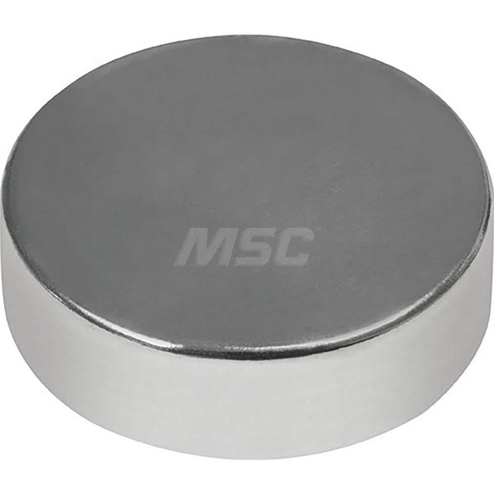 Mag-Mate NE5012NP52 Rare Earth Disc & Cylinder Magnets; Rare Earth Metal Type: Rare Earth; Diameter (Inch): 0.500; Overall Height: 0.125 in; Height (Inch): 0.125 in; Maximum Pull Force: 7.9 lb; Maximum Operating Temperature: 180 0F; Finish: Nickel Pl