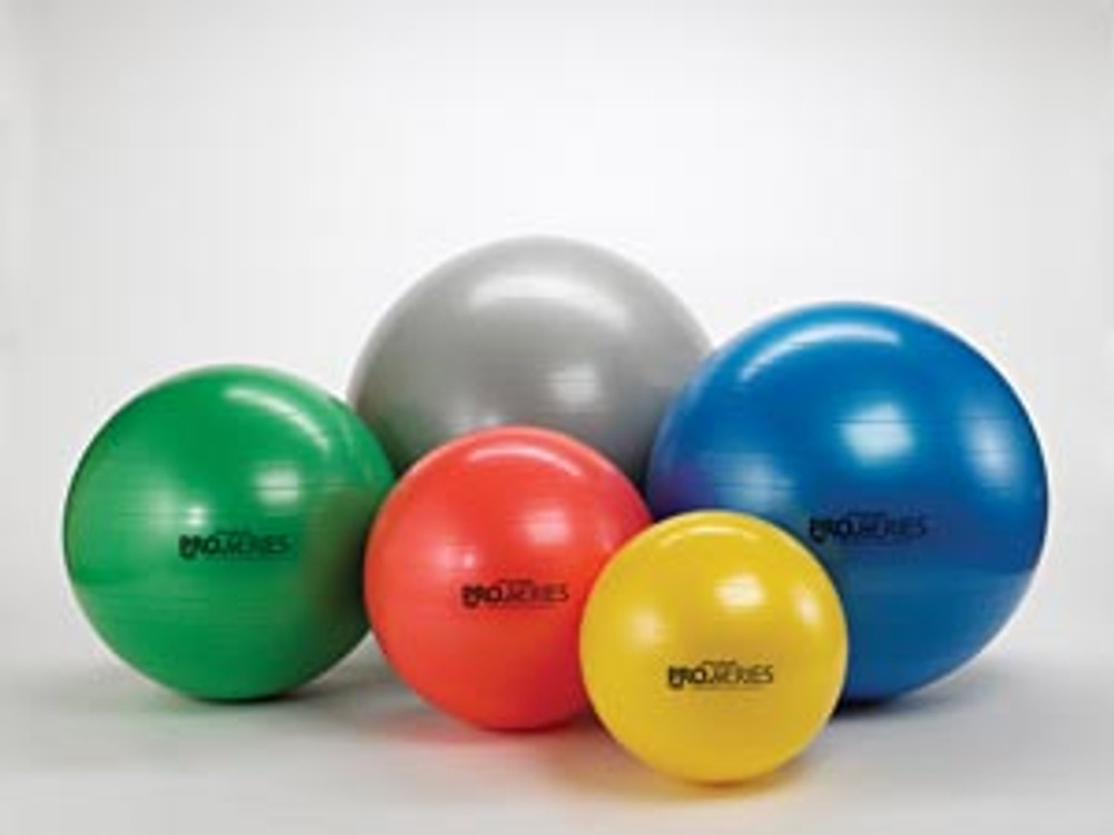 Performance Health  23125 PRO SERIES SCP  Ball, 55cm / Red, For Body Height 5'1"-5'6" (155-168cm), Bulk Case Pks of 10 Balls in Poly-bags with 10 Instructional Poster, 10 ea/cs (020707) (US Only)