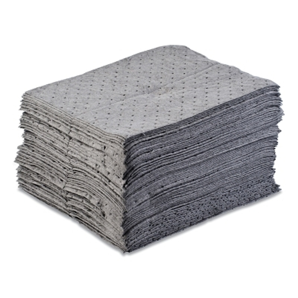 ORS Nasco Anchor Brand Universal Sorbent Pad, Heavyweight, Absorbs 20.5 gal, 15 in x 17 in, 100 Sheets