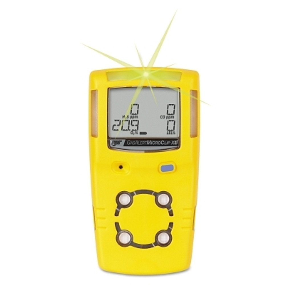 Honeywell BW BW Technologies / Honeywell Analytics MicroClip Multi-Gas Detector, LEL, O2, CO, H2S, Electrochemical