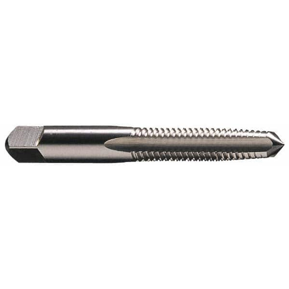 Hertel K008397AS 5/16-18 Taper RH 2B H5 Bright High Speed Steel 4-Flute Straight Flute Hand Tap