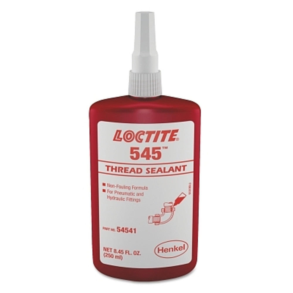 Henkel Corporation Loctite® 195662 545™ Thread Sealant, Hydraulic/Pneumatic Fitting, 250 mL Bottle, Purple