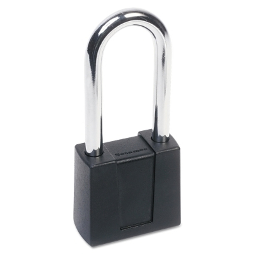 CCL™ Sesamee® Keyless Padlocks, 5/16 in dia, 2-1/4 in L x 1 in W, Black
