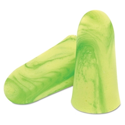 Moldex Goin' Green Foam Earplugs, Foam, Green, Uncorded, Box