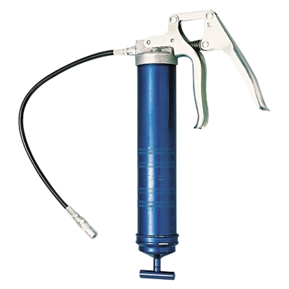 Lincoln Industrial Pistol Grip Heavy-Duty Grease Gun, 14.5 oz Cartridge, 18 in Whip Hose/Coupler