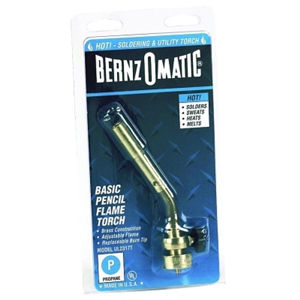 Worthington Cylinders BernzOmatic® 329207 Basic Pencil Flame Torch, Soldering, Heating, Propane