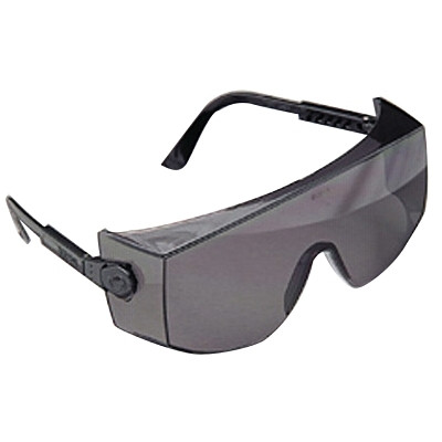 MSA Rx Overglasses, Clear Lens, Anti-Fog, Scratch-Resistant, Tuff-Stuff, Blue Frame